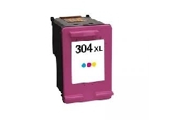 Hp 304XL N9K07AE Colori Compatibile per DeskJet 2620 e 2630, Deskjet 3720, 3730,