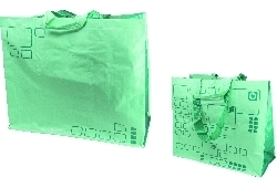 Art. FS976 Borsa shopping in PP con doppi manici