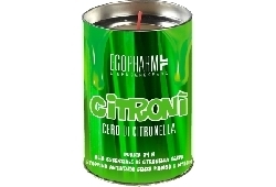 Art. FSKKCITRO, Candela alla citronella con contenitore ecologico.