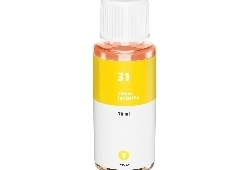 Inchiostro Ecotank Giallo Compatibile per Hp 550,655,315,555,570,655,455,457