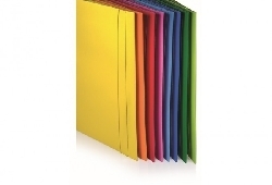 Cartelle 3 lembi con elastico. Colori misti