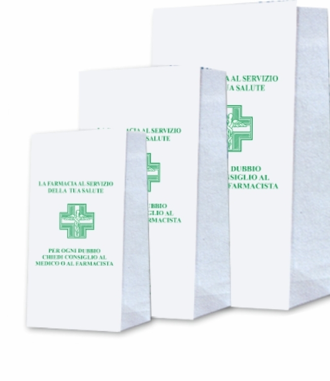 Art. EGO007 Sacchetto di carta F.to 10+9x20 -  Kraft 30 gr. , ct 10kg.