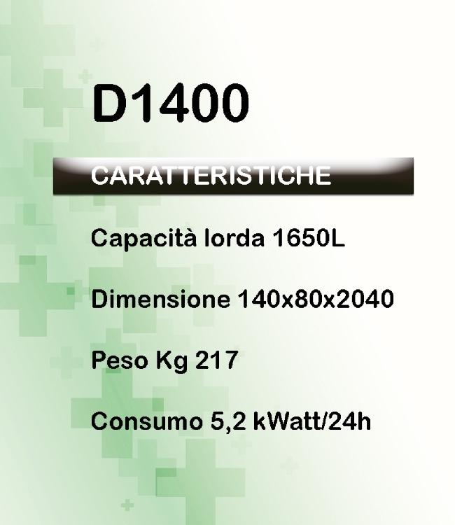 FRIGO PER FARMACI 1400L DOPPIA TEMPERATURA