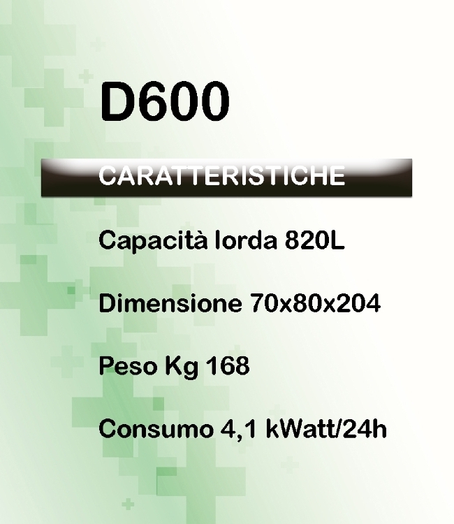 FRIGO PER FARMACI 600L DOPPIA TEMPERATURA