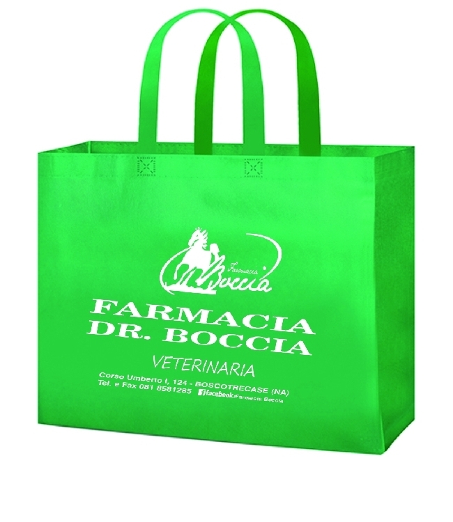 Art. FS145G Borsa Shopping in TNT con soffietto